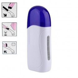 Kit De Depilacion: Calentador de Cera Roll On + 6 Cartuchos Roll On Depimiel + 100 Bandas de Papel descartables