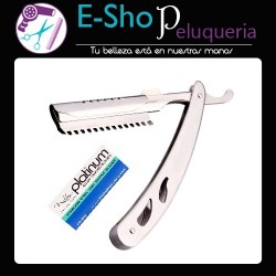 Kit Navajin De Corte + Repuestos Nikky Filo Navaja Platinum