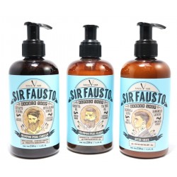 Shampoo para el Pelo + Shampoo para Barba + After Shave Sir Fausto