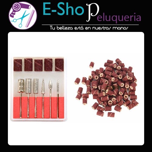Set De 6 Fresas Y Limas Mas 100 Limas De Repuestos