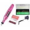 Mini Torno Driller + Kit de 30 Fresas Manicuria