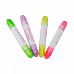 4 Lapiz Corrector De Esmalte Recargable 4 Puntas Uñas Nail