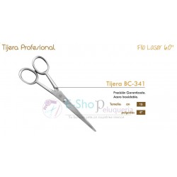 Tijera Filo Laser Mundial Microdentada 5.0'' Y 6.0''