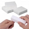 Lima Bloque Blanca Manicuria Uñas Esculpidas Naturales Nails