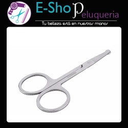 Tijera Para Cortar Pelos De Cejas Nariz Oreja Bigotes Punta Redonda