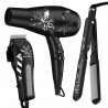 Kit Herramientas Profesionales Babyliss Pro Maquina de Corte + Secador + Plancha + Accesorios