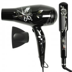 Kit Herramientas Profesionales Babyliss Pro Maquina de Corte + Secador + Plancha + Accesorios