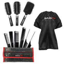 Kit Herramientas Profesionales Babyliss Pro Maquina de Corte + Secador + Plancha + Accesorios