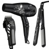 Kit Herramientas Profesionales Babyliss Pro Maquina de Corte + Secador + Plancha + Accesorios