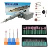 Torno de Mano Manicuria Driller Egeo Drill + Set de 58 Fresas Incuye Manicuria Rusa