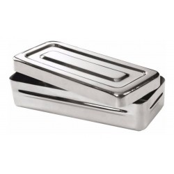 Algodonera Porta Algodon Tambor + Caja Acero Inoxidable