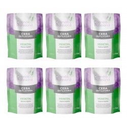 Cera Depilatoria Vegetal Cosmética Profesional 1kg X 6 Unidades