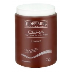 Cera Depilatoria Templada Clásica Depimiel 2 Kg + Bandas