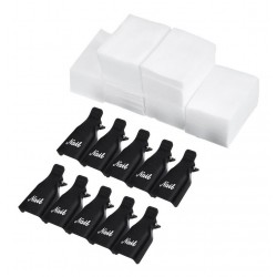 Wipes Paños Taollas + Broches Removedores Esmalte x 10 u