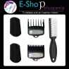 Kit Quita Pelo Simil Andis + Sujetadores + Peines 0.5 Y 1.5 Barberia