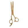 Kit Tijera De Corte + Pulir + Estuche Barbero Barberia