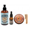 Kit Barba Shampoo Sir Fausto Aceite Yilho Cera Peine Madera