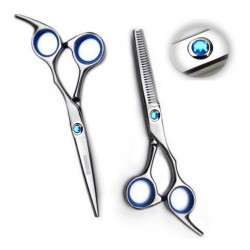 Navaja + Tijera De Corte + Tijera De Pulir Peluqueria