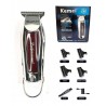 Maquina Kemei Cordless 2600 + Detailer + Shaver