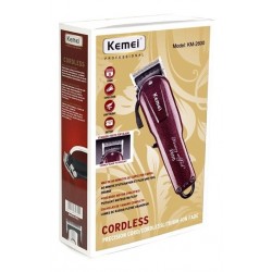 Maquina Kemei Cordless 2600 + Razuradora Kemei-1102 Shaver