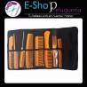 Set De Peines Peluqueria Profesional Eurostil Estuche X 8