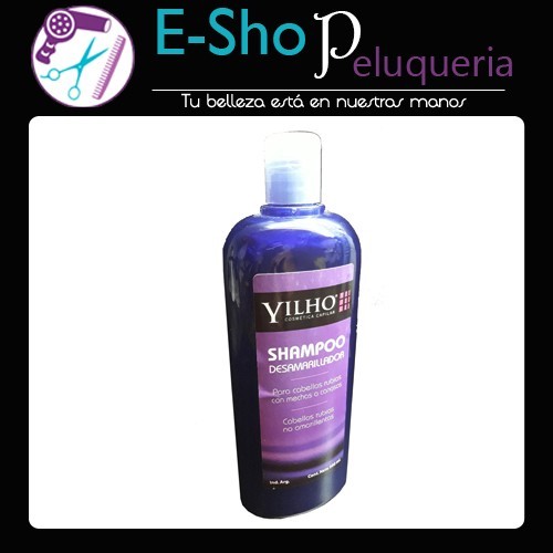 Shampoo Matizador Violeta desamarillador Yilho X 500 Ml