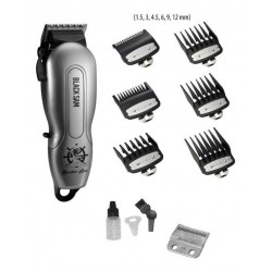 Maquina de Corte Inalambrica Black Sam + Patillera Kemei + Afeitadora Bucanero Kit Eurostil