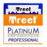 Treet Platinum Hojas Afeitar Para Navaja Barbería X100
