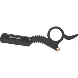 Kit Navaja Dedo Barbero + 100 Hojas Treet + Gel De Afeitar