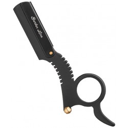 Kit Navaja Dedo Barbero + 100 Hojas Treet + Gel De Afeitar