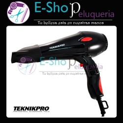 Secador de Pelo Profesional Teknikpro New Turbo Elite Plus  2800